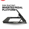Inverted Pedal platform for sim racing by simruito and load cell pedals.