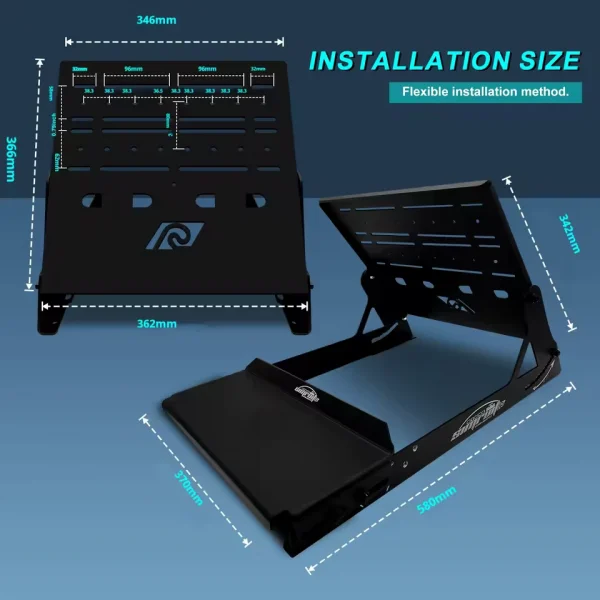 SImruito Inverted Pedal Platform dimensions