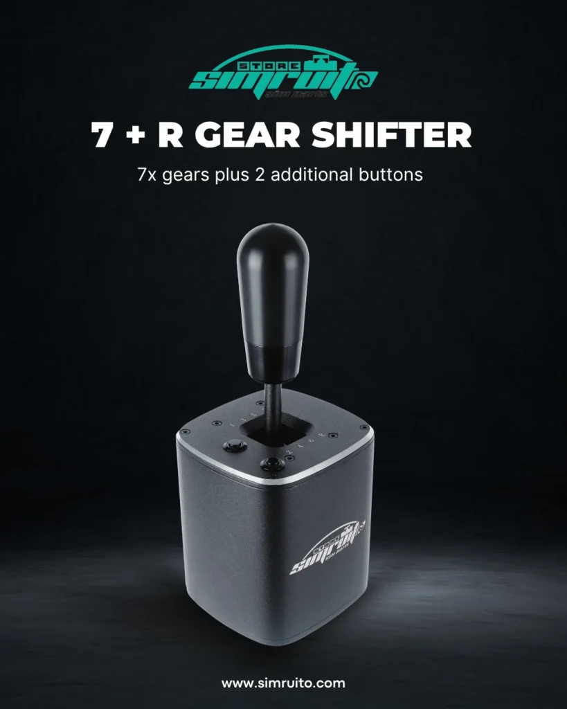 SimRuito 7+R gear Shifter Banner